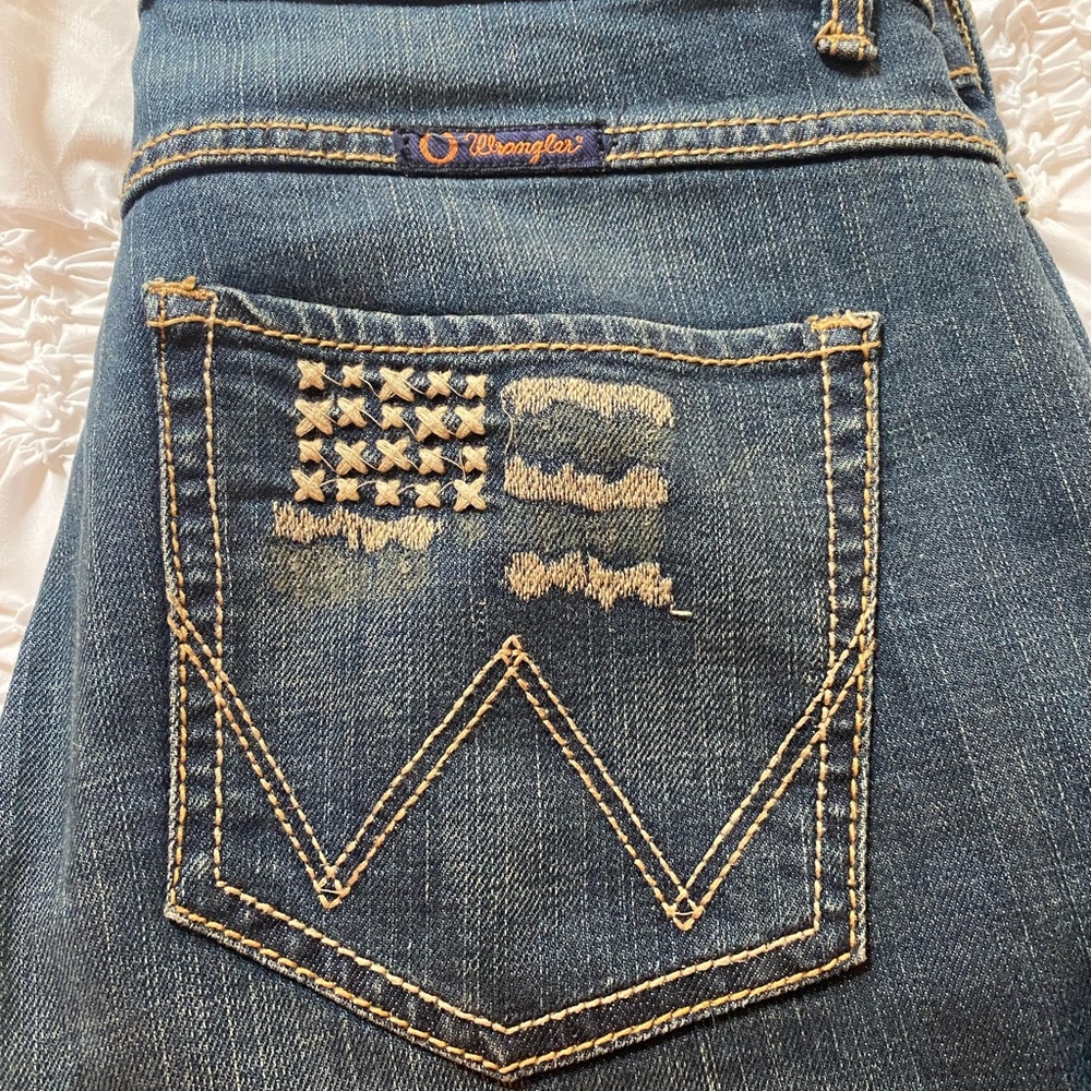 Wrangler Q-Baby flag jeans